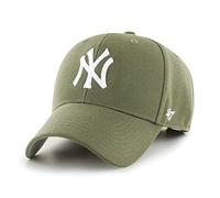 '47 MLB New York Yankees MVP Unisex-Baseballkappe, Verstellbar, Hochwertiges Design und Verarbeitung, White Logo, Green