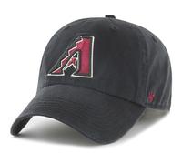 47 MLB Team Color Primary Logo Franchise Fitted Baseball Hat Cap Unisex Erwachsene Arizona Diamondbacks Schwarz (Medium)