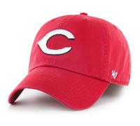 47 MLB Team Color Primary Logo Franchise Fitted Baseball Hat Cap Unisex Erwachsene - Cincinnati Reds - Rot (Medium)