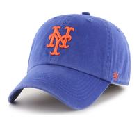 47 MLB Team Color Primary Logo Franchise Fitted Baseball Hat Cap Unisex Erwachsene New York Mets Blau (Small)