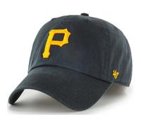 47 MLB Team Color Primary Logo Franchise Fitted Baseball Hat Cap Unisex Erwachsene - Pittsburgh Pirates - Schwarz (Medium)