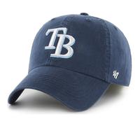 47 MLB Team Color Primary Logo Franchise Fitted Baseball Hat Cap Unisex Erwachsene - Tampa Bay Rays - Navy (Gro )
