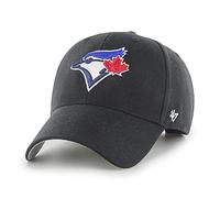 '47 MLB Toronto Blue Jays MVP Unisex-Baseballkappe, Verstellbar, Hochwertiges Design und Verarbeitung, Blue Jays Logo, Black
