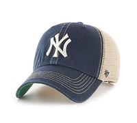47 MLB Trawler Mesh Clean Up Adjustable Hat, Adult One Size Fits All (New York Yankees Navy)