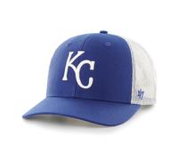 '47 MLB Trucker Snapback Verstellbare M tze f r Erwachsene, Einheitsgr e, Kansas City Royals, Blau