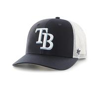 47 MLB Trucker Snapback verstellbare Mütze für Erwachsene, Einheitsgröße, Tampa Bay Rays, Marineblau, Einheitsgre