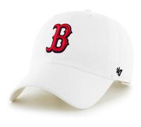 47 MLB Unisex-Erwachsene Clean Up verstellbare M tze, Einheitsgr e (Boston Red Sox, Wei , Rot)