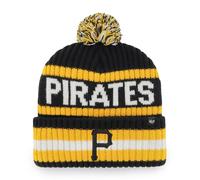 47 MLB Unisex-Erwachsene Primary Logo Bering Cuffed Knit Pom Beanie-M tze, Einheitsgr e (Pittsburgh Pirates)