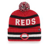 47 MLB Unisex-Erwachsene Primary Logo Bering Cuffed Knit Pom Beanie-M tze, Einheitsgr e (US Alpha, Einheitsgr e, Cincinnati Reds)