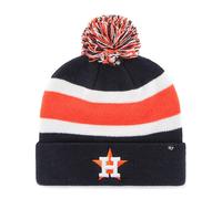 47 MLB Unisex-Erwachsene Primary Logo Breakaway Team Color Primary Logo Cuffed Knit Beanie Hat Kaltes Wetter Einheitsgr e - Houston Astros Navy