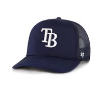 47 MLB Unisex-Erwachsene Trucker Snapback-M tze aus Schaumstoffnetz, verstellbar (Tampa Bay Rays)