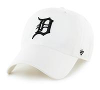 47 MLB Wei e Teamfarbe Prim rlogo Clean Up Verstellbarer Riemen Hutkappe Einheitsgr e f r Erwachsene - Detroit Tigers Wei