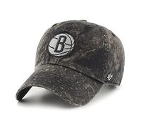 47 NBA Gamut Adjustable Clean Up Hat, Adult One Size Fits All, Brooklyn Netze, Schwarz, Einheitsgre