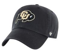 47 NCAA Unisex Erwachsene Clean Up Verstellbare Kappe Einheitsgröße, Colorado Buffaloes - Schwarz, Einheitsgre