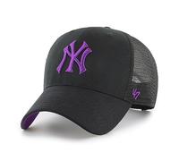 '47 New York Yankees Black MLB Ballpark Mesh Most Value P Trucker Cap - One-Size