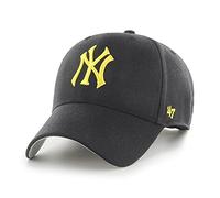 '47 New York Yankees Black Yellow MLB Most Value P. Snapback Cap - One-Size