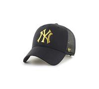 '47 Brand MVP Trucker Cap NY Yankees B-BRMTL17CTP-BK Schwarz Gold, Size:OneSize