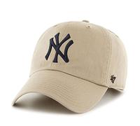 '47 New York Yankees MLB Clean Up Beige Adjustable Cap - One-Size