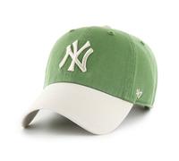 '47 New York Yankees MLB Clean Up Two Tone Grün Hellbeige Verstellbare Cap One-Size