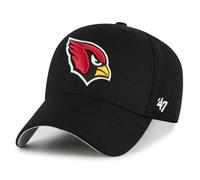 47 NFL Arizona Cardinals MVP Unisex-Baseballkappe, Verstellbarer Klettverschluss, Einheitsgröße, Team Logo, Farbe Schwarz