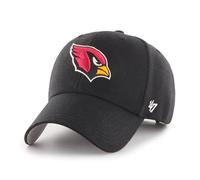 47 NFL Arizona Cardinals MVP Unisex-Baseballkappe, Verstellbarer Klettverschluss, Einheitsgröße, Team Logo, Farbe Schwarz