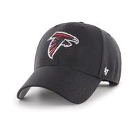 '47 NFL Atlanta Falcons MVP Unisex-Baseballkappe, Verstellbarer Klettverschluss, Einheitsgröße, Team Logo, Farbe Schwarz