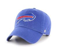 '47 NFL Buffalo Bills Clean Up Unisex-Baseballkappe, Verstellbarer Riemenverschluss, Einheitsgröße, Team Logo, Farbe Royal Blau