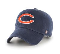 '47 NFL Chicago Bears Clean Up Unisex-Baseballkappe, Verstellbarer Riemenverschluss, Einheitsgröße, Team Logo, Farbe Navy Blau