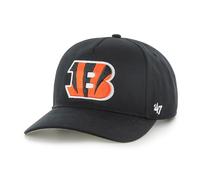 '47 NFL Cincinnati Bengals Hitch RF Unisex Baseball Cap, Adjustable Snapback Strap, Team Logo, Colour Black