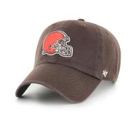 '47 NFL Cleveland Browns Clean Up Unisex-Baseballkappe, Verstellbarer Riemenverschluss, Einheitsgröße, Team Logo, Farbe Braun