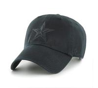 '47 NFL Dallas Cowboys Clean Up Unisex-Baseballkappe, Verstellbarer Riemenverschluss, Einheitsgröße, Team Logo, Farbe Schwarz