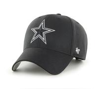 '47 NFL Dallas Cowboys MVP Unisex-Baseballkappe, Verstellbarer Klettverschluss, Einheitsgröße, Team Logo, Farbe Schwarz