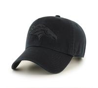 '47 NFL Denver Broncos Clean Up Unisex-Baseballkappe, Verstellbarer Riemenverschluss, Einheitsgröße, Team Logo, Farbe Schwarz