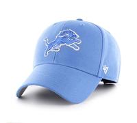 '47 NFL Detroit Lions MVP Unisex-Baseballkappe, Verstellbarer Klettverschluss, Einheitsgröße, Team Logo, Farbe Raz Blau