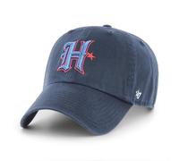 '47 NFL Houston Texans Clean Up Unisex-Baseballkappe, Verstellbarer Riemenverschluss, Einheitsgröße, Team Logo, Farbe Navy Blau