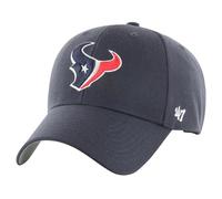 '47 NFL Houston Texans MVP Unisex-Baseballkappe, Verstellbarer Klettverschluss, Einheitsgröße, Team Logo, Farbe Navy Blau