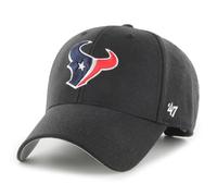 '47 NFL Houston Texans MVP Unisex-Baseballkappe, Verstellbarer Klettverschluss, Einheitsgröße, Team Logo, Farbe Schwarz