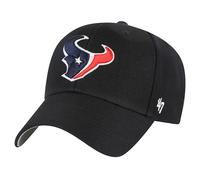'47 NFL Houston Texans MVP Unisex-Baseballkappe, Verstellbarer Klettverschluss, Einheitsgröße, Team Logo, Farbe Schwarz