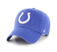 '47 NFL Indianapolis Colts Clean Up Unisex-Baseballkappe, Verstellbarer Riemenverschluss, Einheitsgröße, Team Logo, Farbe Royal Blau