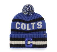 '47 NFL Indianapolis Colts Unisex Bering Bobble Winter Hat, Team Logo, Farbe Royal Blau