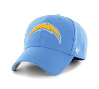 '47 NFL Los Angeles Chargers MVP Unisex-Baseballkappe, Verstellbarer Klettverschluss, Einheitsgröße, Team Logo, Farbe Raz Blau