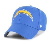 47 NFL Los Angeles Chargers MVP Unisex-Baseballkappe, Verstellbarer Klettverschluss, Einheitsgröße, Team Logo, Farbe Raz Blau