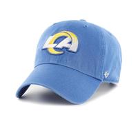'47 NFL Los Angeles Rams Clean Up Unisex-Baseballkappe, Verstellbarer Riemenverschluss, Einheitsgröße, Team Logo, Farbe Montego