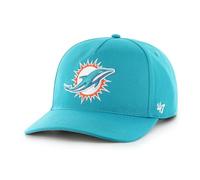 '47 NFL Miami Dolphins Hitch RF Unisex Baseball Cap, Adjustable Snapback Strap, Team Logo, Colour Neptune