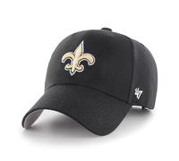 '47 NFL New Orleans Saints MVP Unisex-Baseballkappe, Verstellbarer Klettverschluss, Einheitsgröße, Team Logo, Farbe Schwarz