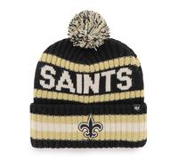 '47 NFL New Orleans Saints Unisex Bering Bobble Winter Hat, Team Logo, Farbe Schwarz