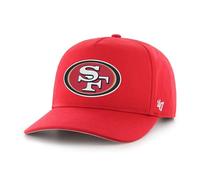 47 NFL San Francisco 49ers Hitch RF Unisex Baseball Cap, Adjustable Snapback Strap, Team Logo, Colour Red