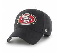 '47 NFL San Francisco 49ers MVP Unisex-Baseballkappe, Verstellbarer Klettverschluss, Einheitsgröße, Team Logo, Farbe Schwarz