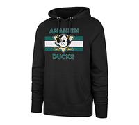 47 Brand NHL Anaheim Ducks Hoody Vintage Burnside Kaputzenpullover Hooded Sweater Pullover Schwarz (XL)