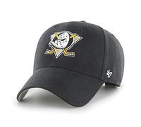 '47 NHL Anaheim Ducks MVP Unisex-Baseballkappe, Verstellbar, Hochwertiges Design und Verarbeitung, Badge Logo, Black